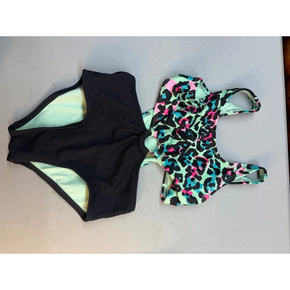 Lot of 6 Girls 4T Swimsuits Disney Frozen Ariel Mermaid Raya